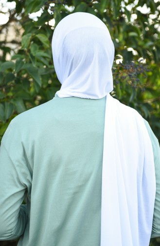 Penye Şal 1152-22 Beyaz