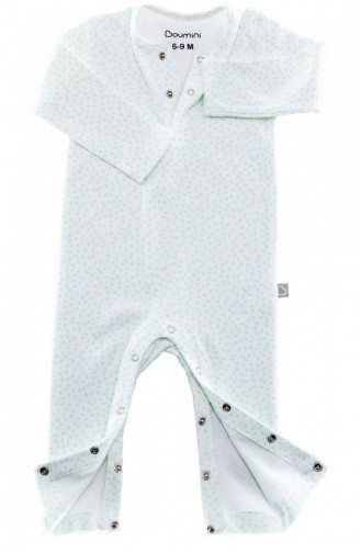 White Baby Overall 609