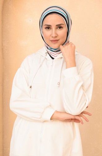 Blau Kopftuch 1177-08