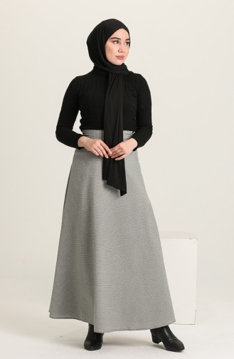 Printed Skirt 2552-02 Black 2552-02