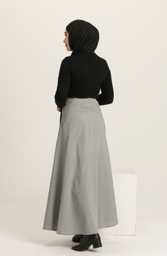 Printed Skirt 2552-02 Black 2552-02
