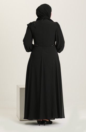 Habillé Hijab Noir 3408-05