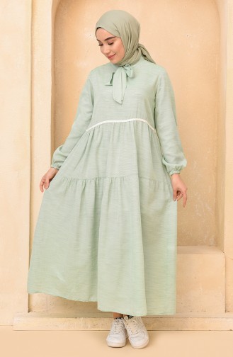 Robe Hijab Vert 1604-01