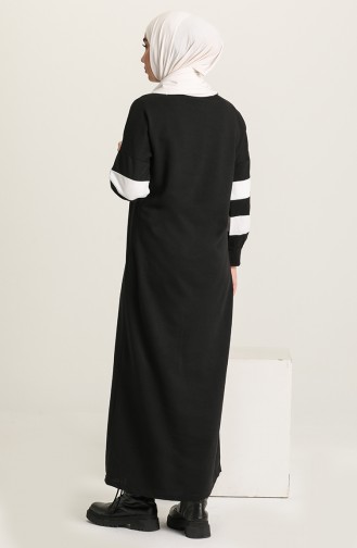 Black Hijab Dress 3215-01