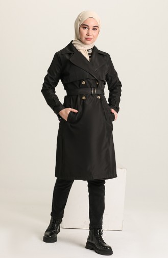 Schwarz Trench Coats Models 5653-01