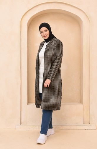Kazayağı Desenli Kap 6543-02 Vizon