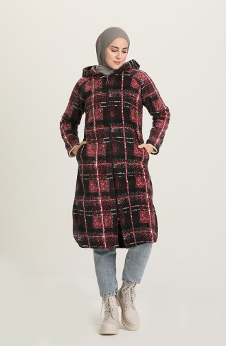 Cape Grande Taille a Capuche 6082B-02 Bordeaux 6082B-02