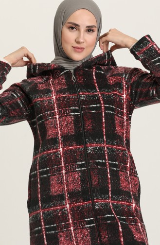 Cape Grande Taille a Capuche 6082B-02 Bordeaux 6082B-02