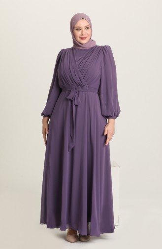 Habillé Hijab Lila 6020-07