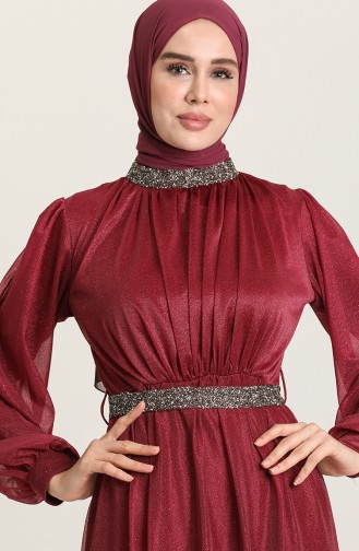 Zwetschge Hijab-Abendkleider 5501-15