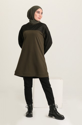 Fileli Spor Tunik 0004-04 Haki