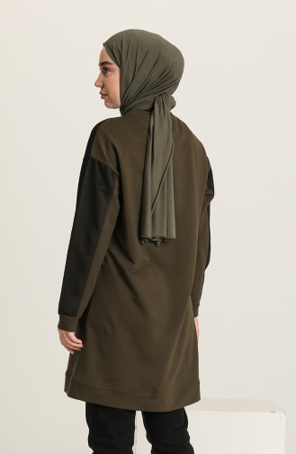 Fileli Spor Tunik 0004-04 Haki