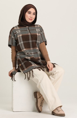 Brown Poncho 4391-01