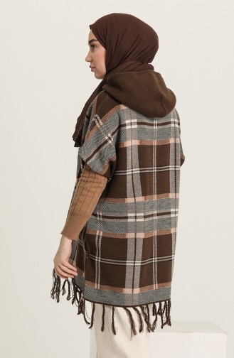 Brown Poncho 4391-01