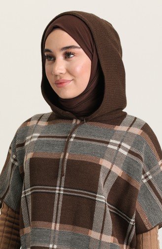 Brown Poncho 4391-01