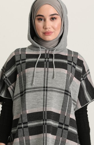 Gray Poncho 4391-04