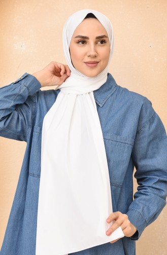 Châle Lycra 5373-01 Blanc 5373-01