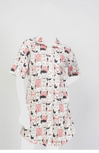 Chemise Manches Courtes 1061510658 Rose 1061510658.PEMBE