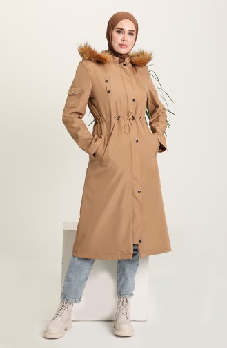 Beige Winter Coat 1002-02