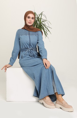 Abayas Bleu Jean 9305A-02