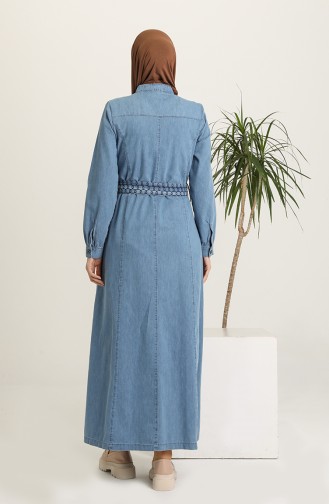 Jeansblau Abayas 9305A-02