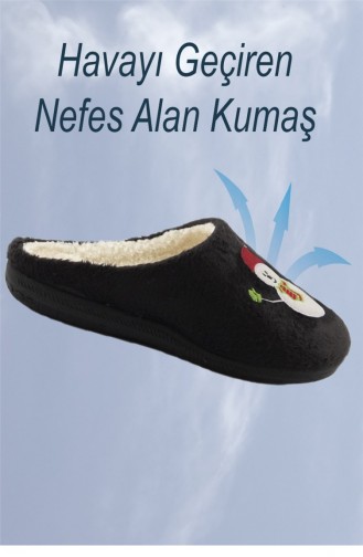 Akınalbella Limited Edition Kadın Yılbaşı Terliği 6715 Z 066 02 Mm Sıyah
