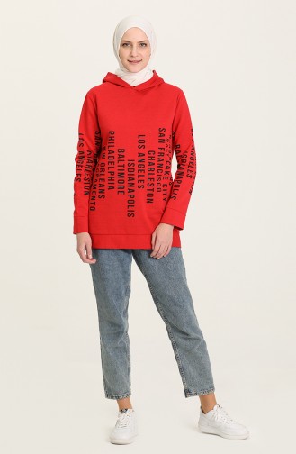 Sweatshirt Rouge 0103-03