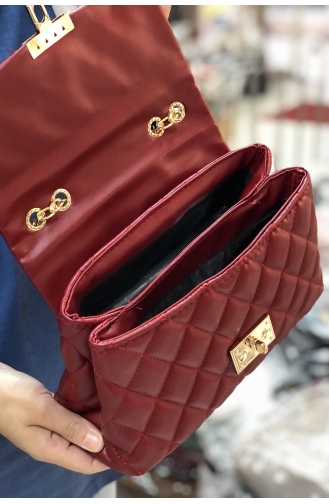Red Shoulder Bags 1382-01
