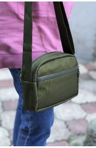 Khaki Shoulder Bags 1512-01