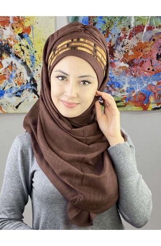 Turban Pret-a-Porter Brun Foncé 7ARLKHZŞL43-03