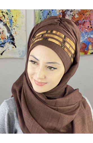 Turban Pret-a-Porter Brun Foncé 7ARLKHZŞL43-03