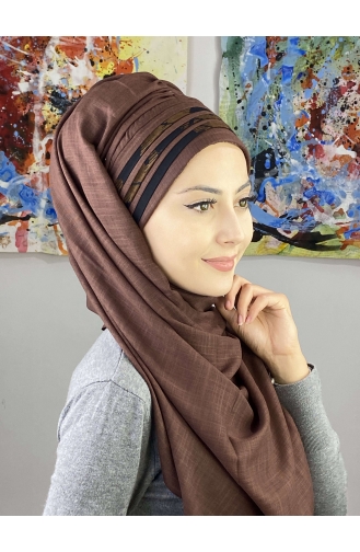 Turban Pret-a-Porter Brun Foncé 7ARLKHZŞL39-03