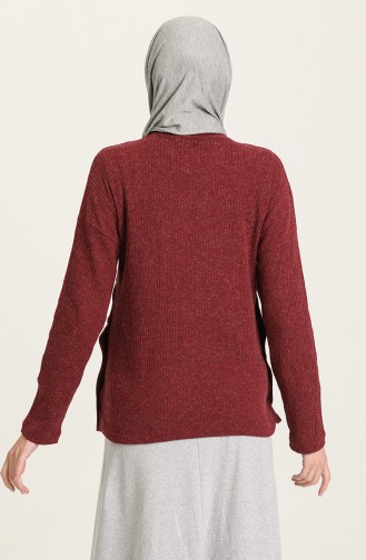Claret Red Blouse 4222-01