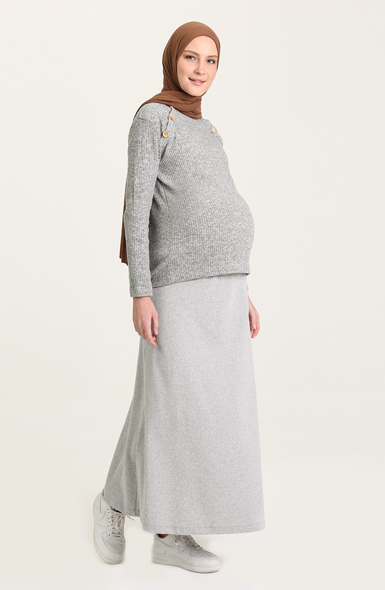 Gray Skirt 9031-01