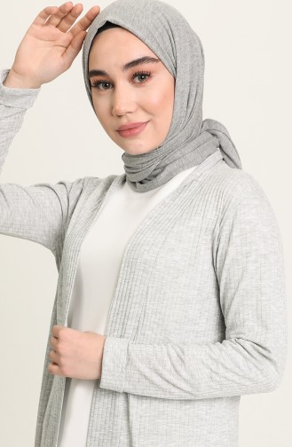 Grau Strickjacke 4040-04