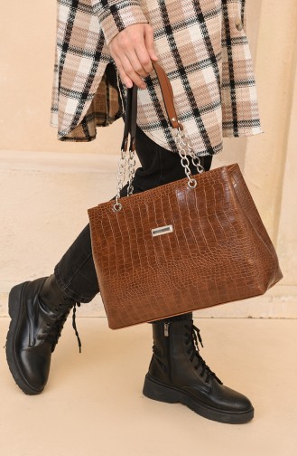 Tan Shoulder Bags 3601-19