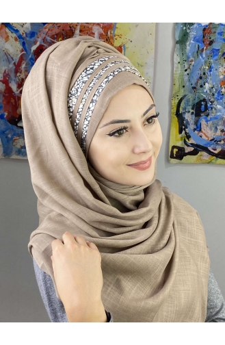 Stone Ready to wear Turban 7ARLKHZŞL25-05