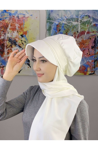 White Ready to wear Turban 7ARLKŞPŞL62-02