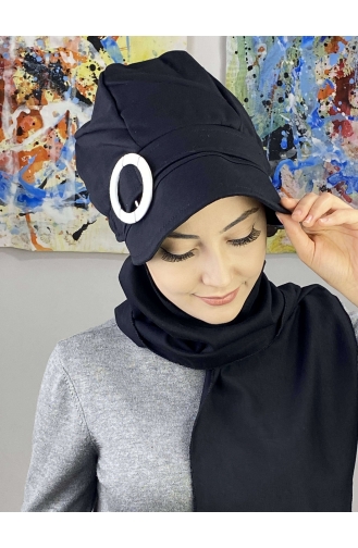 Black Ready to wear Turban 7ARLKŞPŞL62-03