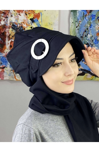 Black Ready to wear Turban 7ARLKŞPŞL62-03