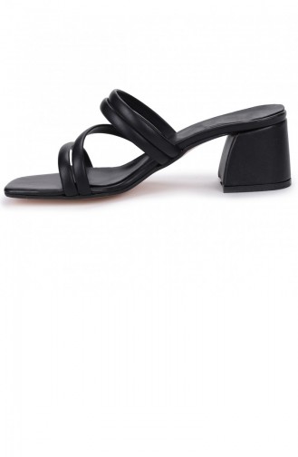 Black Summer Slippers 21YAZTERPOT0009_SYH.Siyah