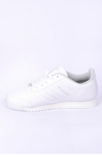 Chaussures de Sport Blanc 061-3.BEYAZ