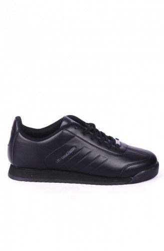 Black Sport Shoes 061-3.SİYAH