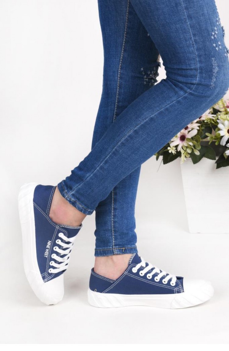 Navy Blue Sneakers 101029353.LAC VERT Sefamerve