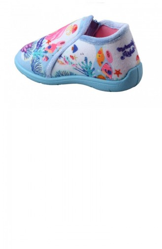 Chaussons Enfant Bleu 3095.MAVİ