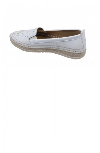 Chaussures de jour Blanc 546-1.BEYAZ