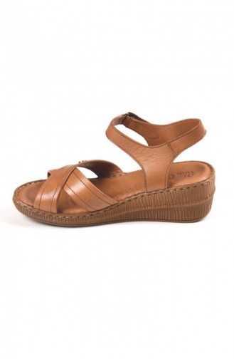 Tan Summer Sandals 6606.TABA