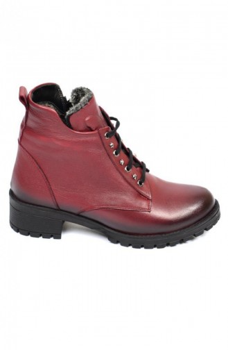 Claret Red Boots-booties 838.BORDO