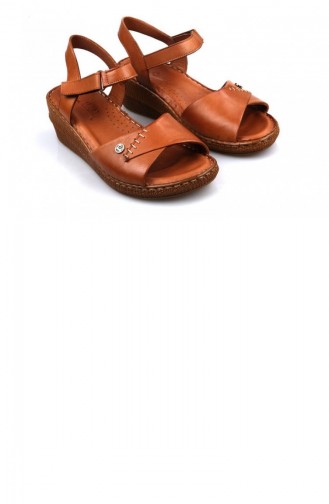 Tan Summer Sandals 6611.TABA