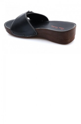 Black Summer slippers 6780.SİYAH